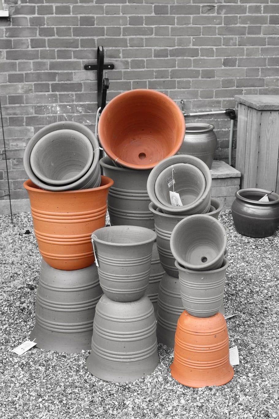 clay, pots, pottery, ceramic, brown, earthenware, no people HD wallpaper