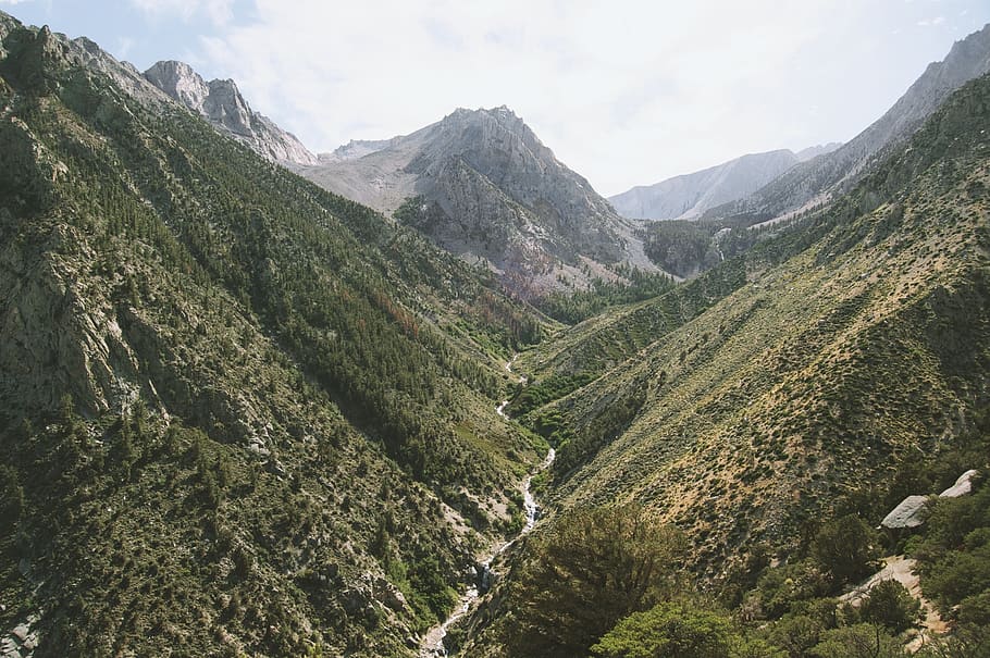 valley, mountains, nature, landscape, scenic, summer, peak HD wallpaper