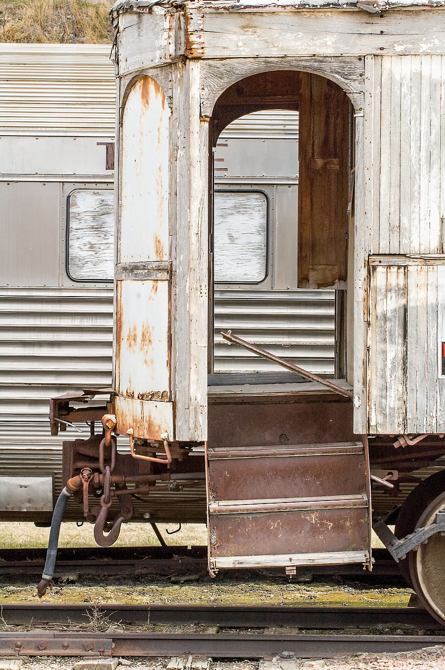 Train, Antique, Cars, Wooden, White, windows, passenger, transportation, HD wallpaper