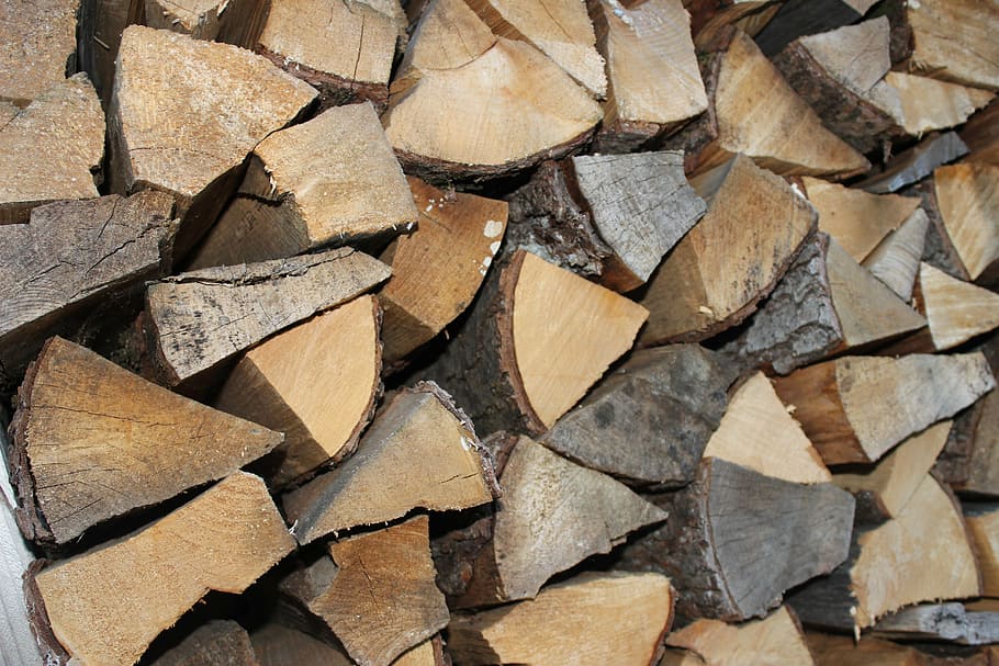 wood, combs thread cutting, stack, nature, firewood, full frame HD wallpaper