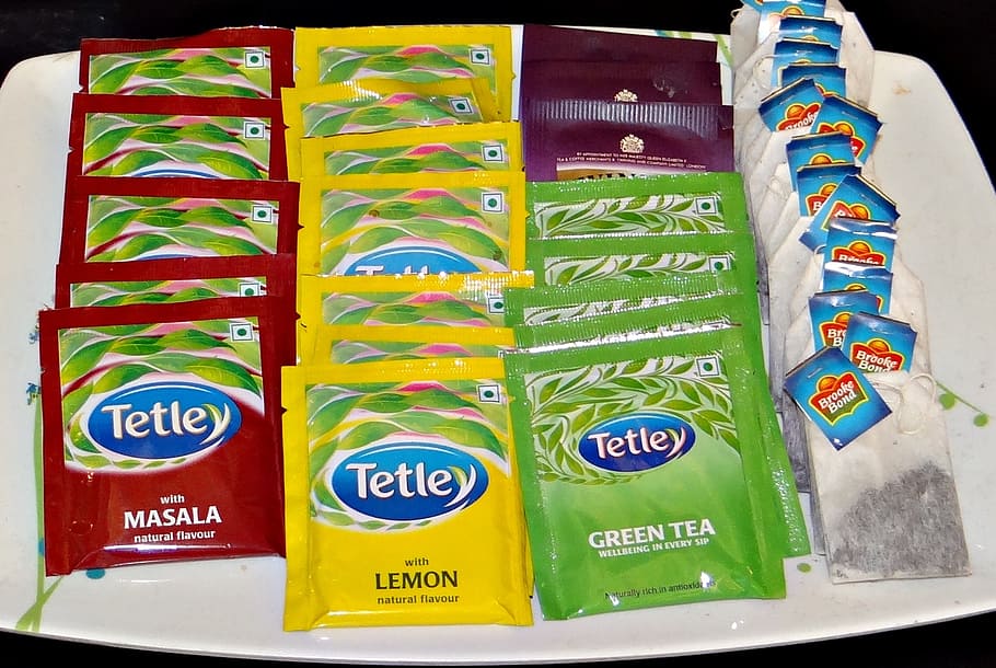tea-bag, dip-tea, drink, beverage, teabag, india, food, multi colored, HD wallpaper
