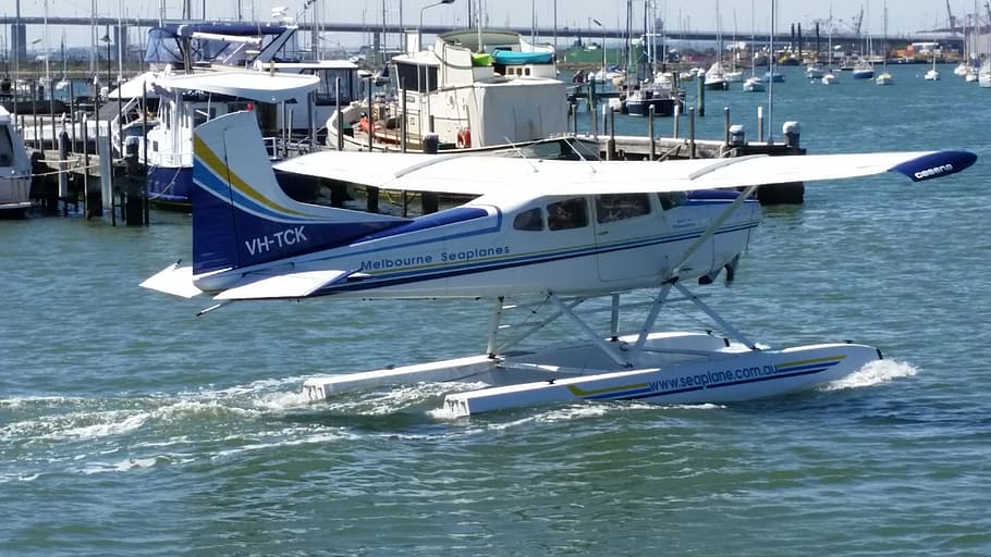 aeroplane, float, aviation, water, aircraft, seaplane, nautical vessel HD wallpaper