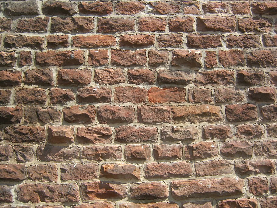 close up photograph of brick wall, sand stone, natural stone HD wallpaper