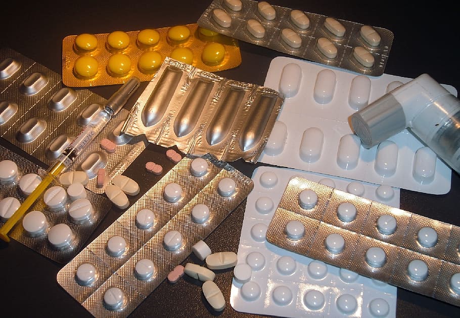 assorted medicine packs, Medical, Drugs, Tablets, Inject, encapsulate