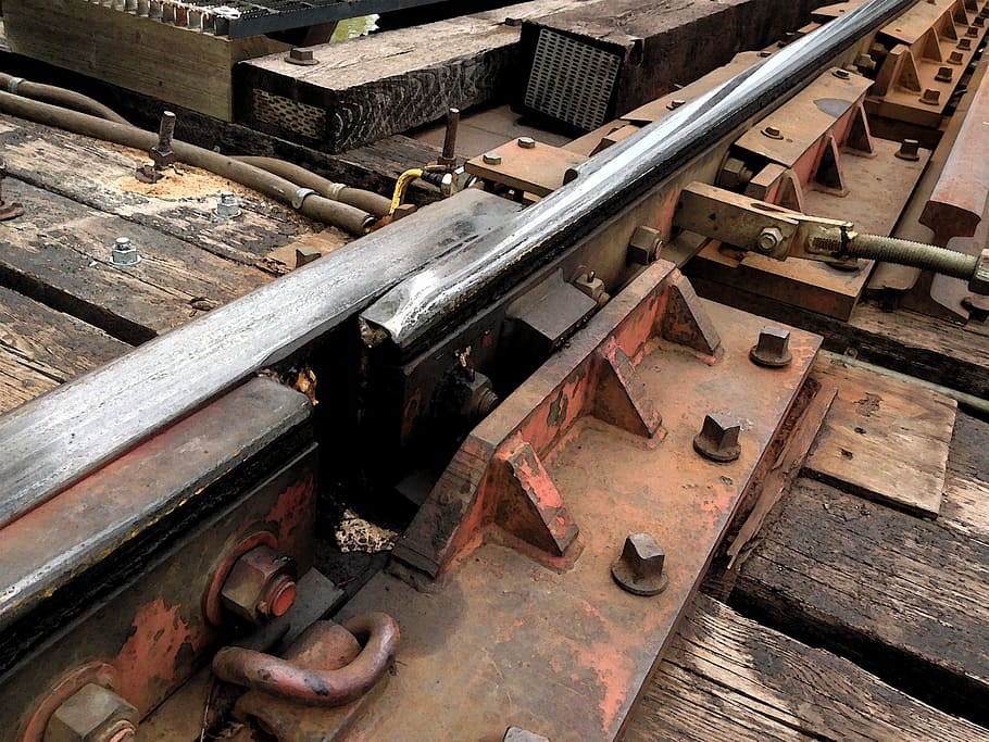 Tracks, Trestle, Train, Railroad, Bridge, railway, iron, river HD wallpaper