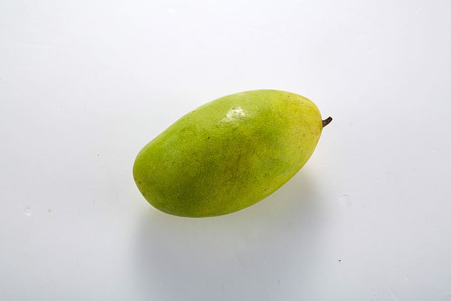 Fruit, mango, big mango, green color, food and drink, healthy eating HD wallpaper