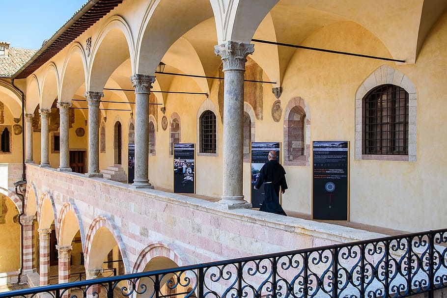 assisi, asiz, square, monastery, architecture, islam, built structure HD wallpaper