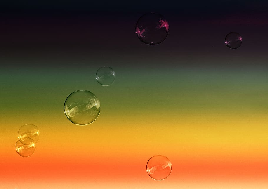 soap bubbles, colorful, balls, soapy water, make soap bubbles HD wallpaper