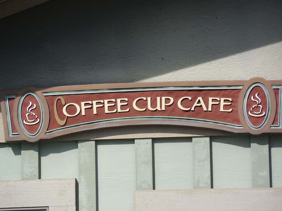 coffee, sign, design, symbol, icon, business, restaurant, retro, HD wallpaper