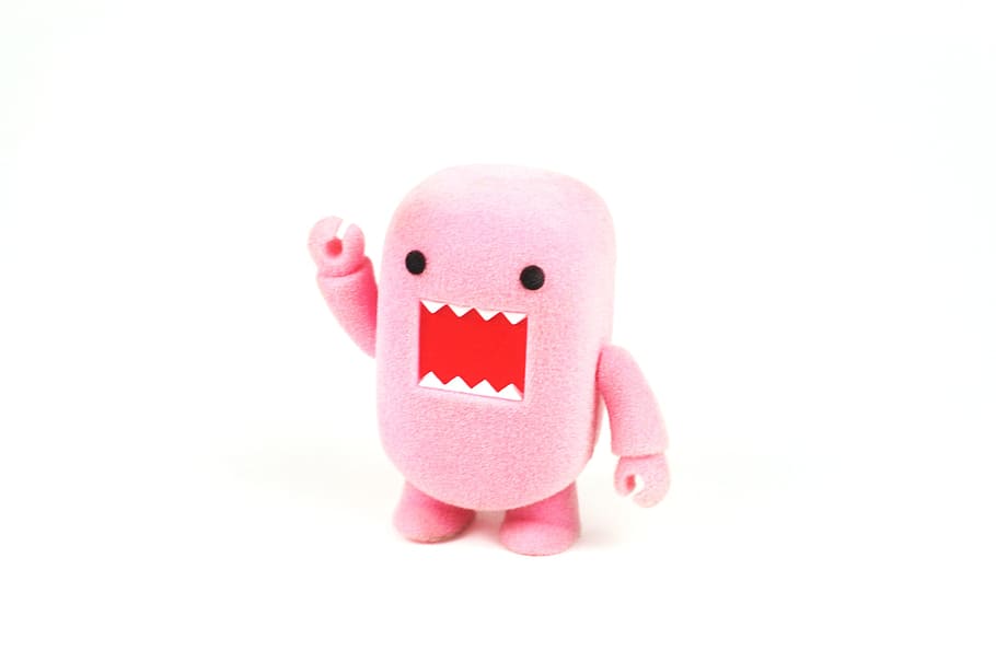 HD wallpaper: pink Domo plush toy, cute, monster, representation, pink  color | Wallpaper Flare