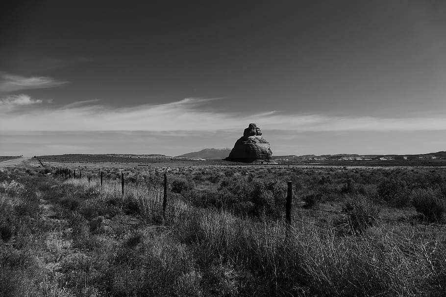Utah, Desert, Arid, Dry, Landscape, wilderness, fence, nature HD wallpaper