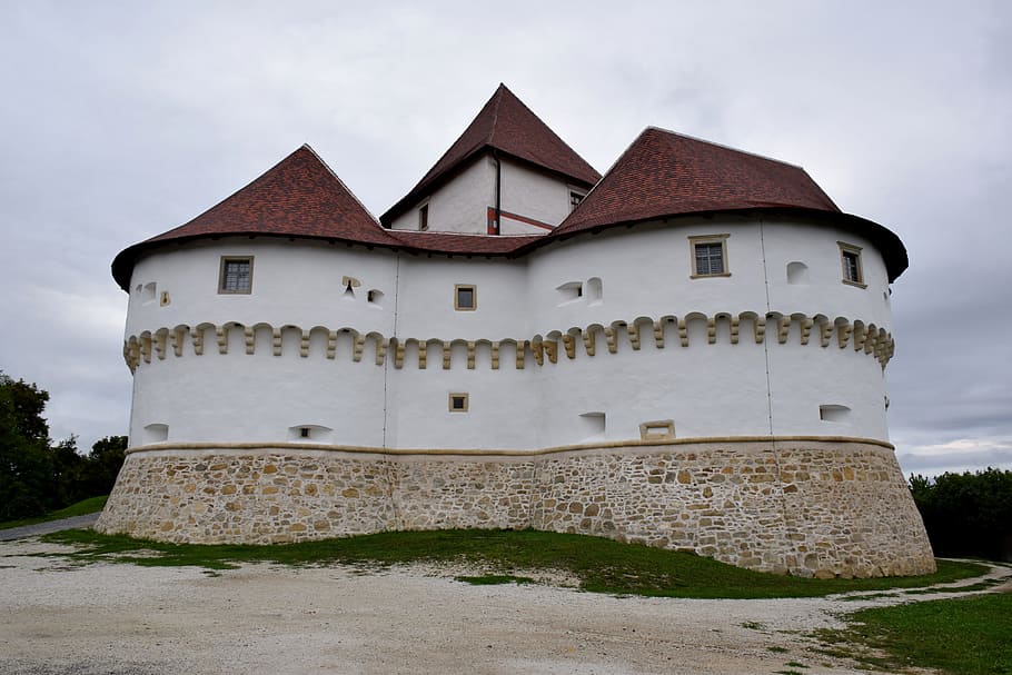 medieval mansion, veli tabor croatian, desinic, veronica desinic, HD wallpaper