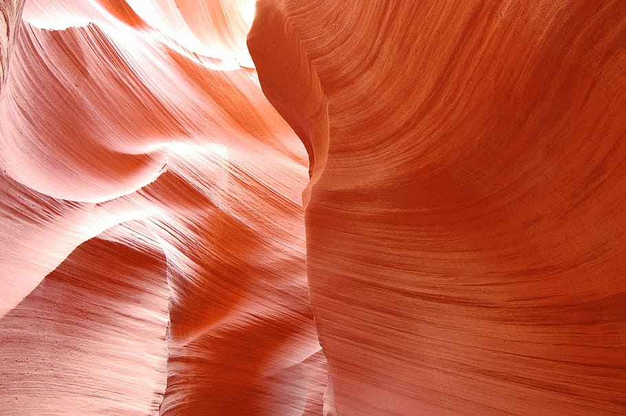 canyon, gorge, rock, sand stone, orange, national park, arizona, HD wallpaper