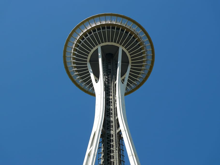 space needle, seattle, washington, landmark, tall, structure HD wallpaper