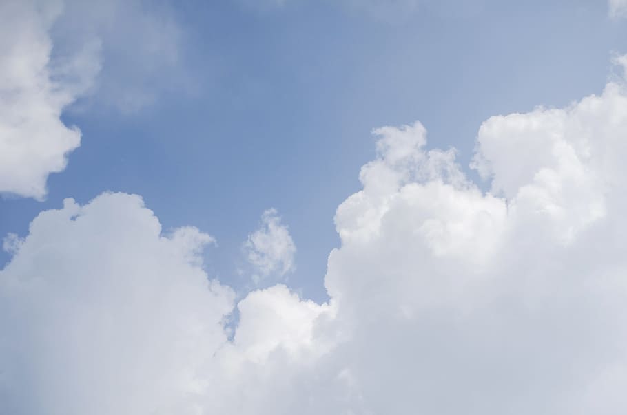 Clouds, Day, Blue Sky, background, sky with clouds, cloud - sky HD wallpaper