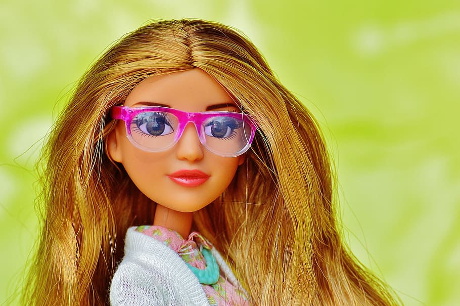 doll, pretty, face, eyes, beauty, hair, girl, play, children toys HD wallpaper