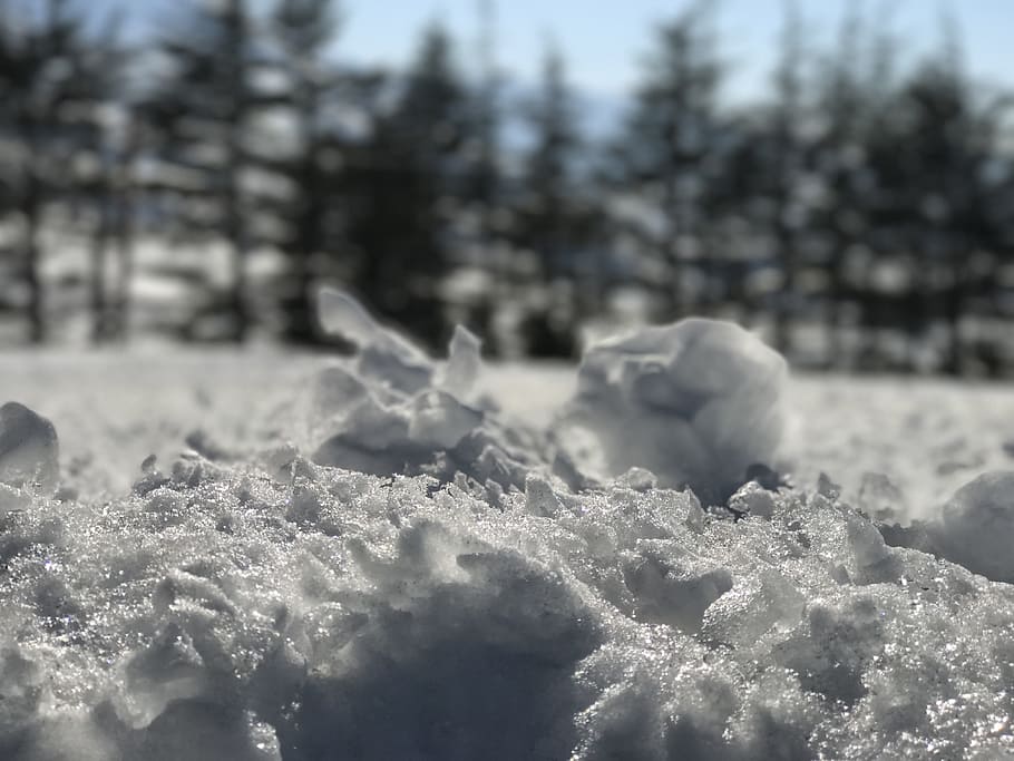 snow, mountain, winter, nature, landscape, sky, cold, white HD wallpaper