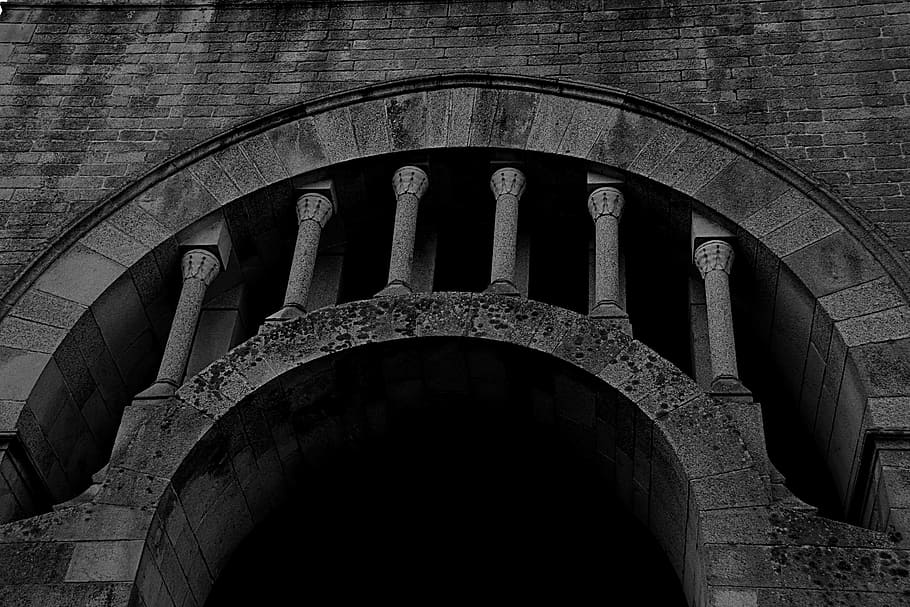 architecture, columns, stones, monument, antique, heritage HD wallpaper