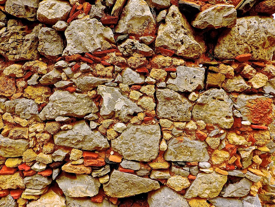 stones, wall, material, rock, structure, vintage, construction HD wallpaper