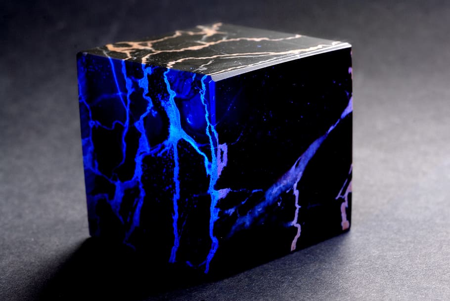 Stone, Cube, Dim, blue, no people, close-up, healthcare and medicine HD wallpaper
