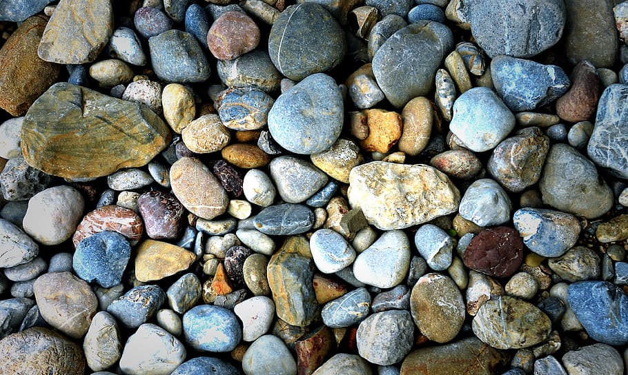 stone lot, pebble, texture, background, stones, plump, steinchen HD wallpaper