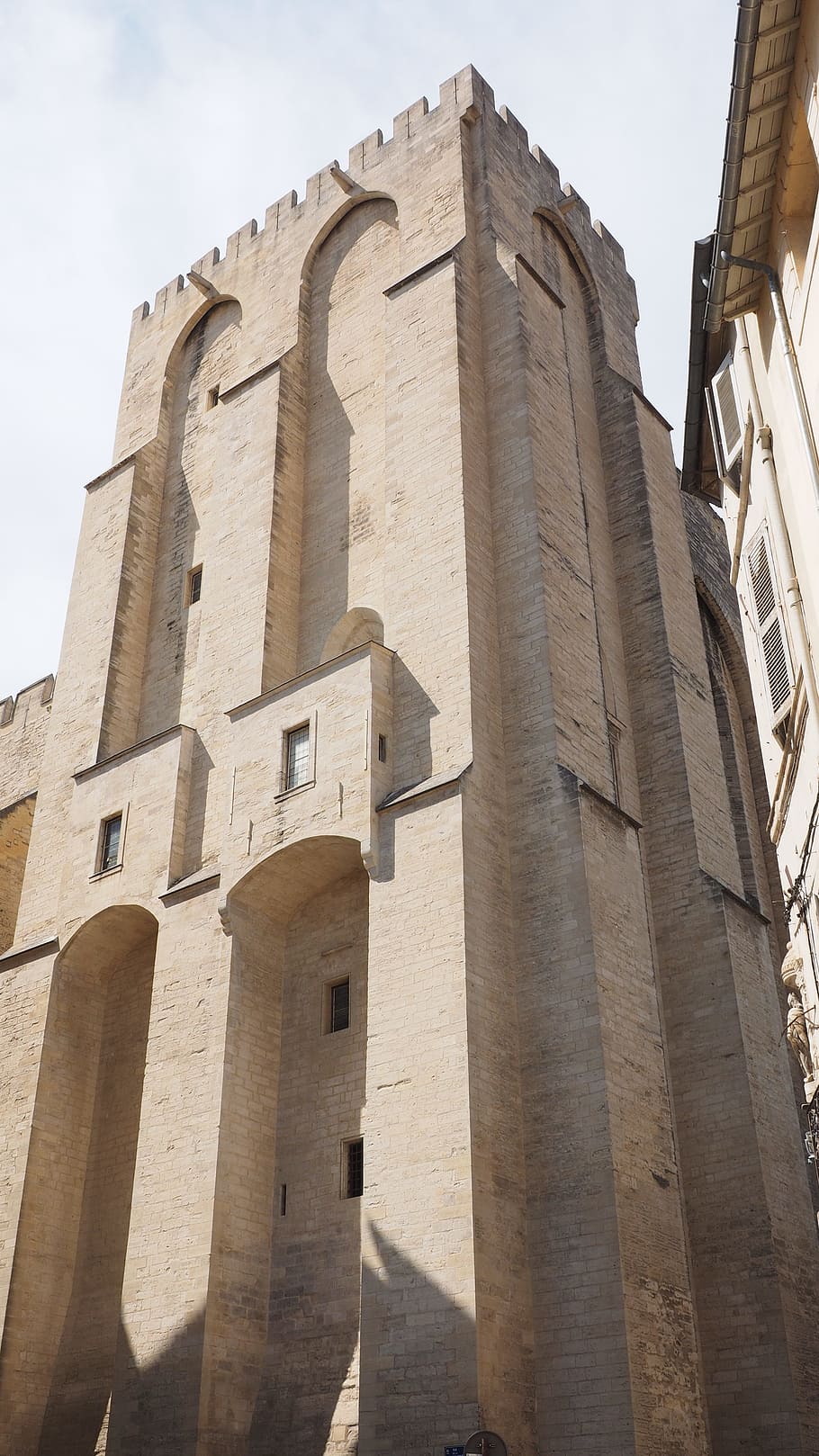 Avignon, Palais Des Papes, Wall, High, enormous, monumental, HD wallpaper