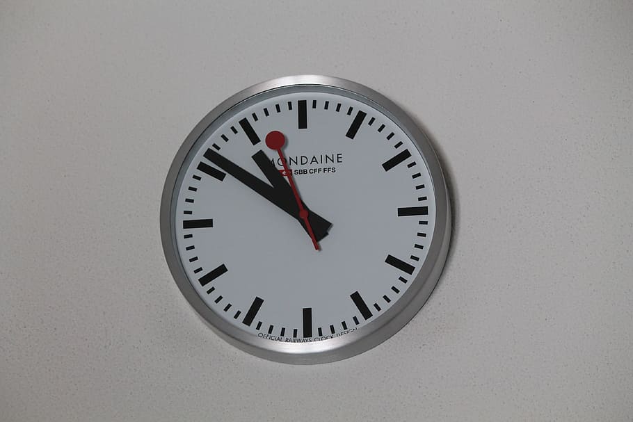 Watch, Time, Quartz, Wall, Ffs, switzerland, clock, no people HD wallpaper