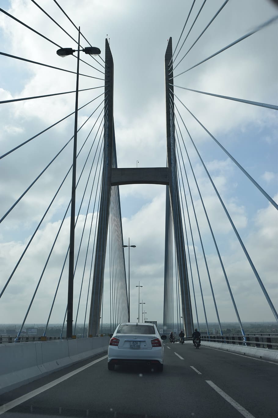 bridge, rope, art, transportation, mode of transportation, car HD wallpaper