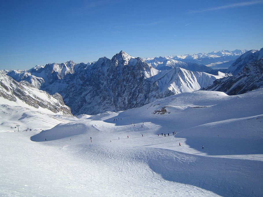 skiing, mountains, snow, alpine, winter, cold temperature, beauty in nature HD wallpaper