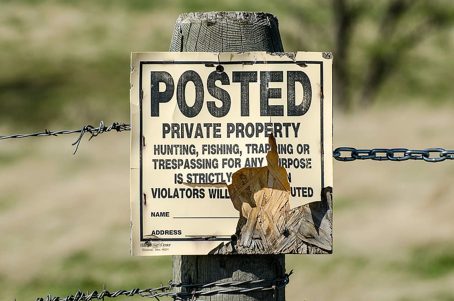Private Property, Sign, Posted, Keep, private property sign, HD wallpaper