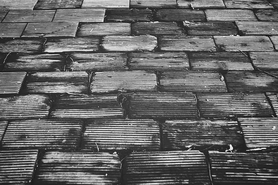 brick, background, texture, wall, black and white, gray, full frame HD wallpaper
