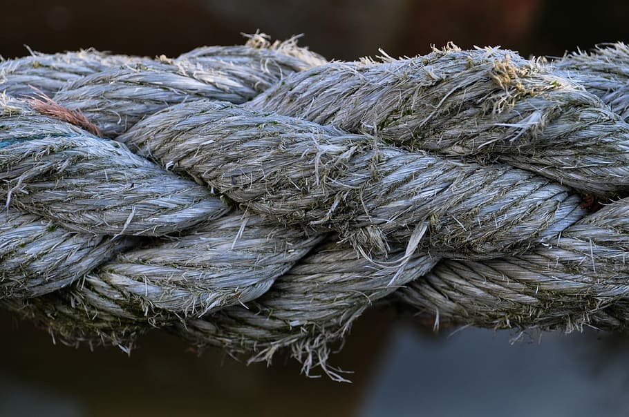 rope, texture, node, closeup, no people, close-up, strength HD wallpaper