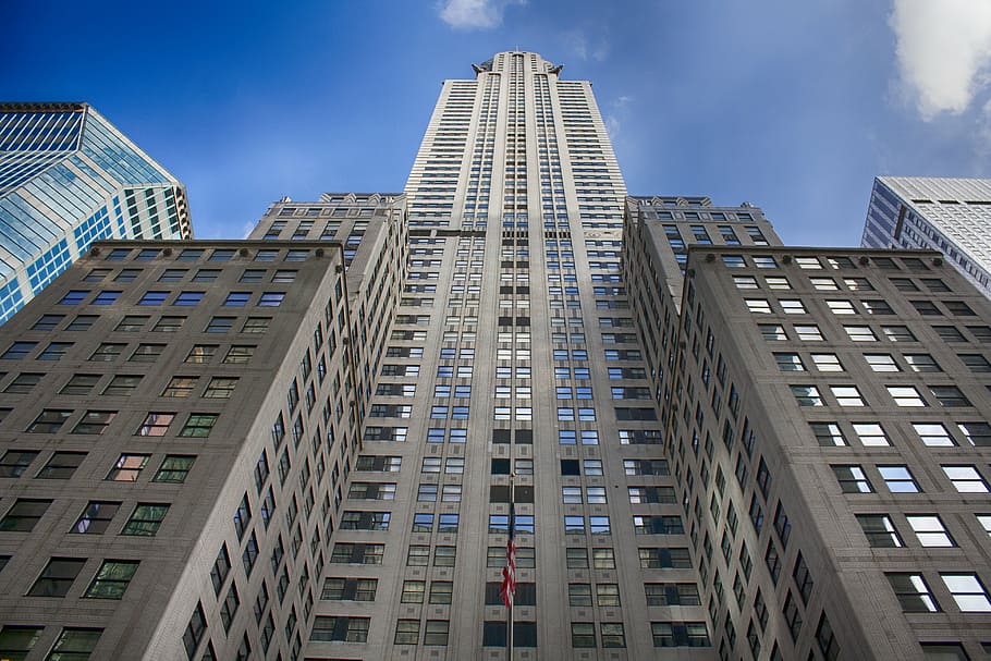 architecture, buildings, low angle shot, sky, skyscrapers, windows HD wallpaper