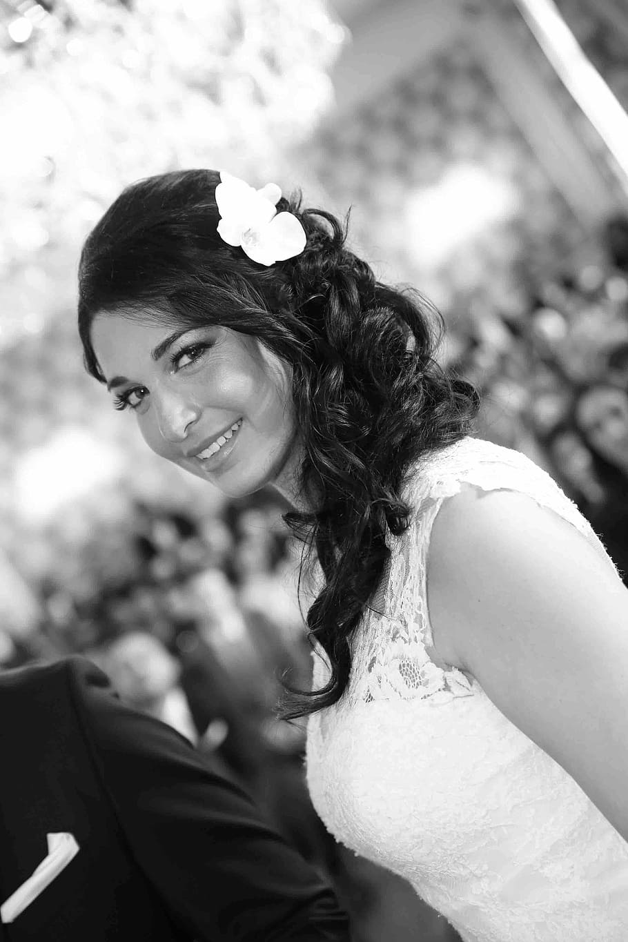 bride, town hall, wedding, smiling, cheerful, happiness, young adult HD wallpaper