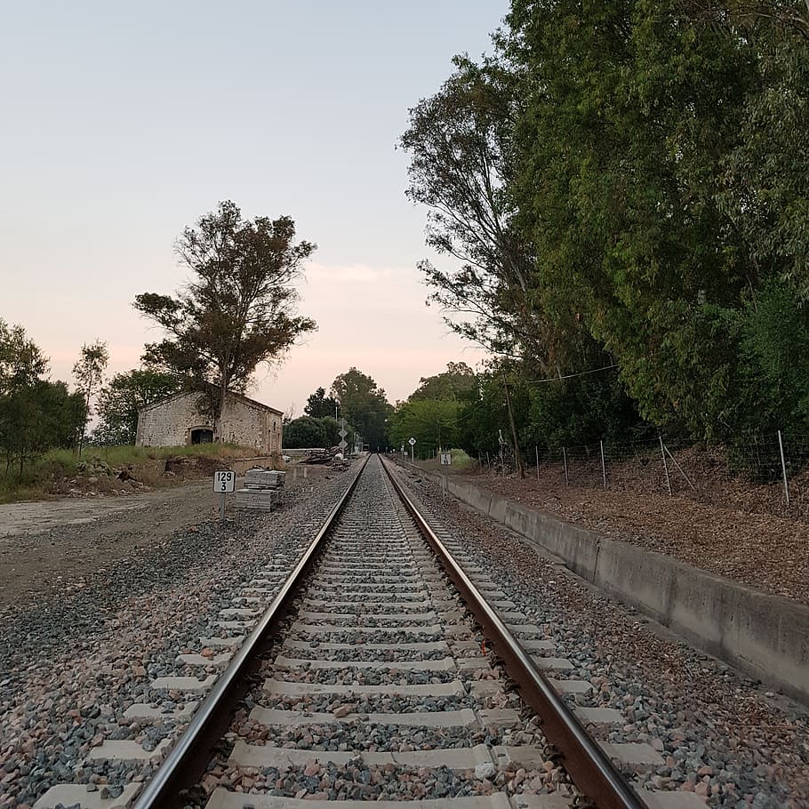 train, pathways, travel, rail, holiday, destination, landscape HD wallpaper