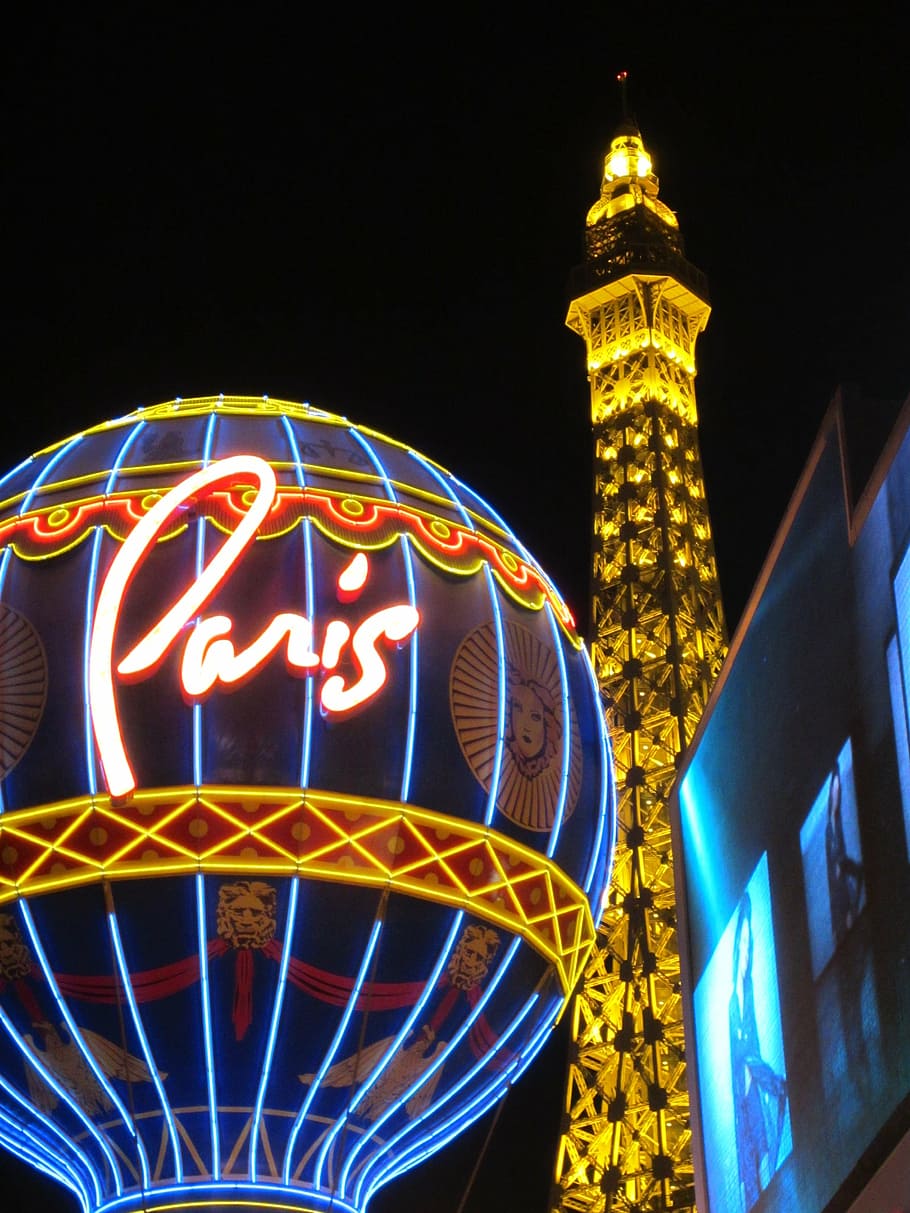 Paris building, paris hotel, las vegas, strip, casino, nevada, HD wallpaper
