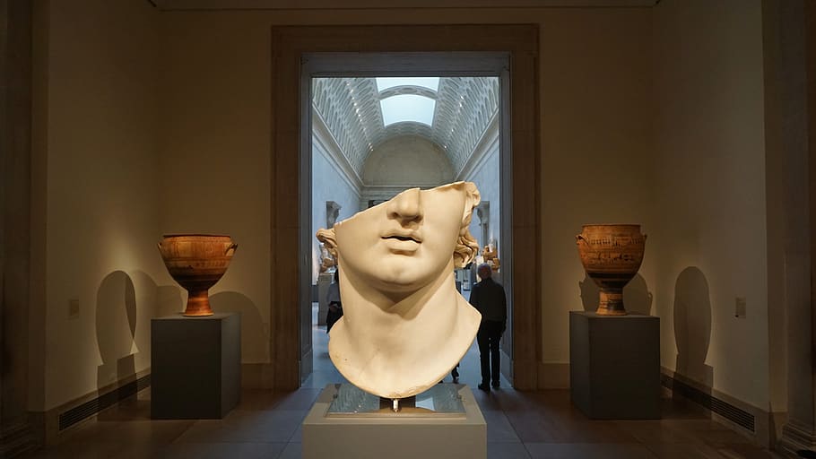 museum, antiquity, alexander the great, art, history, statue, HD wallpaper