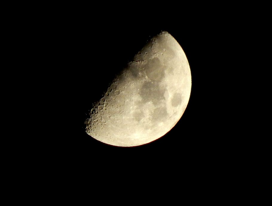 month, sky, universe, space, night, astronomy, moon, beauty in nature HD wallpaper