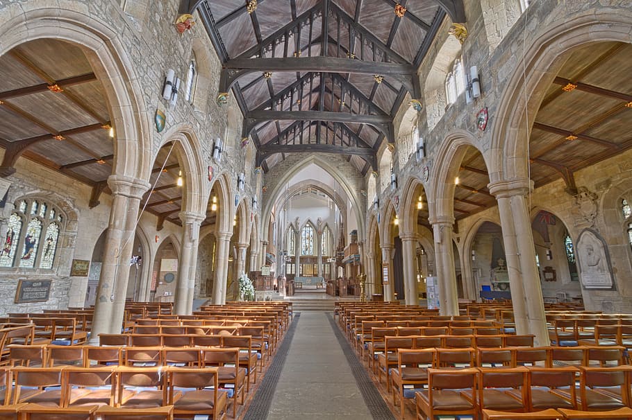 architecture, building, infrastructure, cathedral, church, built structure HD wallpaper