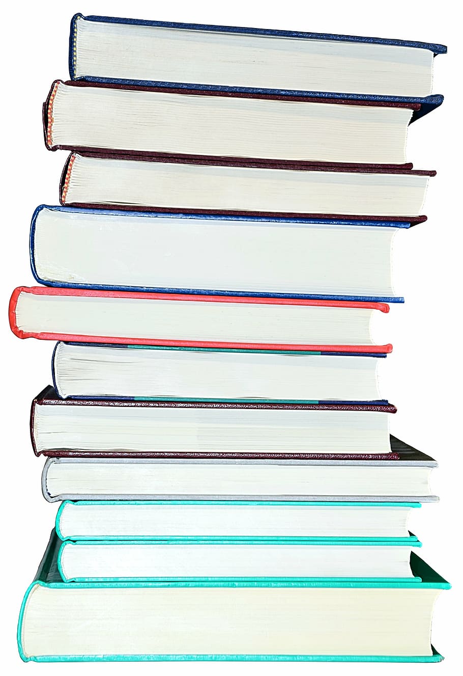pile of books, book stack, isolated, exempted books, read, literature HD wallpaper