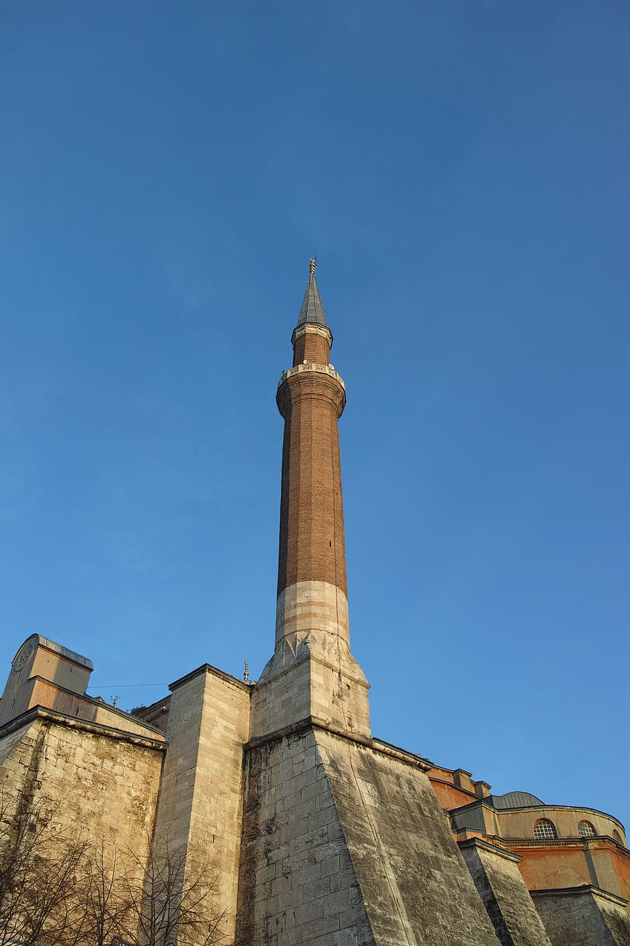 hagia sophia, church, jesus, cami, minaret, istanbul, turkey, HD wallpaper