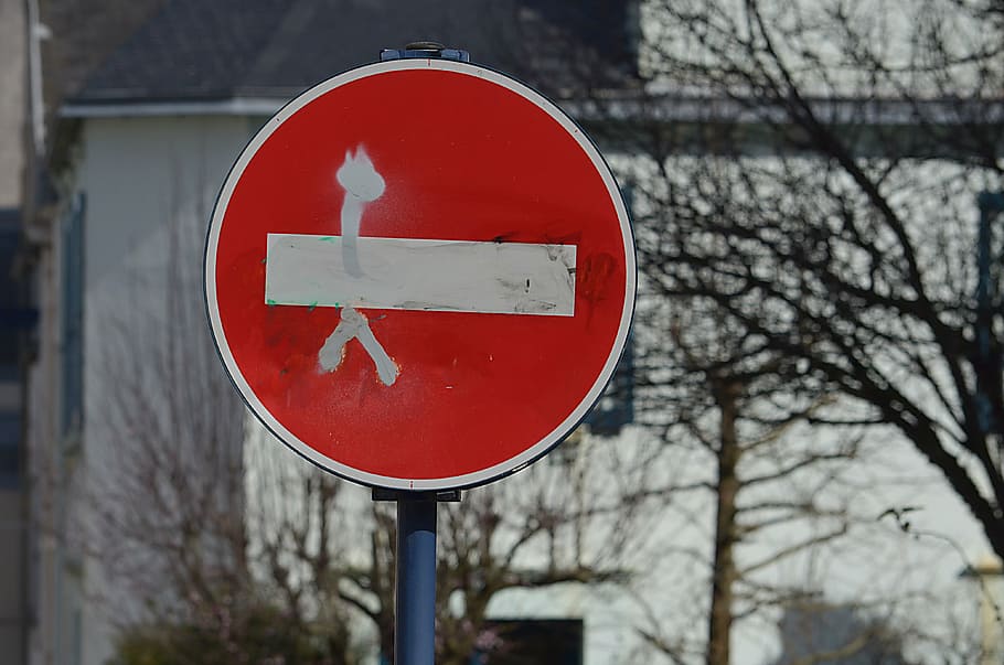 panel, signalling, road, city, code, humor, red, street, road sign HD wallpaper