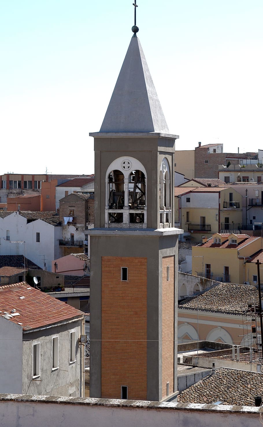 ascoli satriano, city, south, puglia, sudditalia, campanile, HD wallpaper