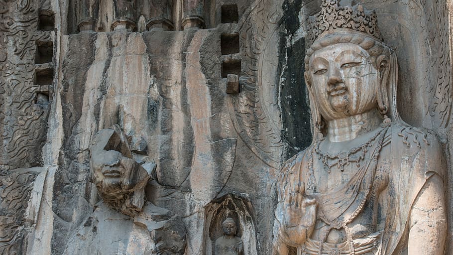 longmen grottoes luoyang henan china