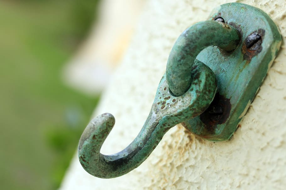 Hook, Network, Rust, Iron, metal, close-up, no people, reptile HD wallpaper