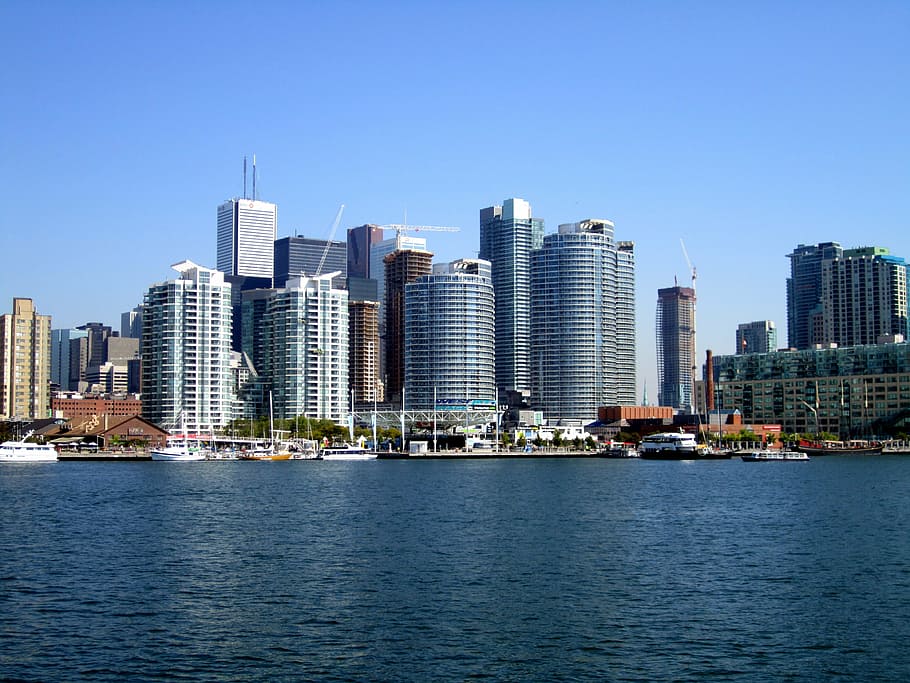 toronto, skyline, city, urban Skyline, cityscape, skyscraper HD wallpaper