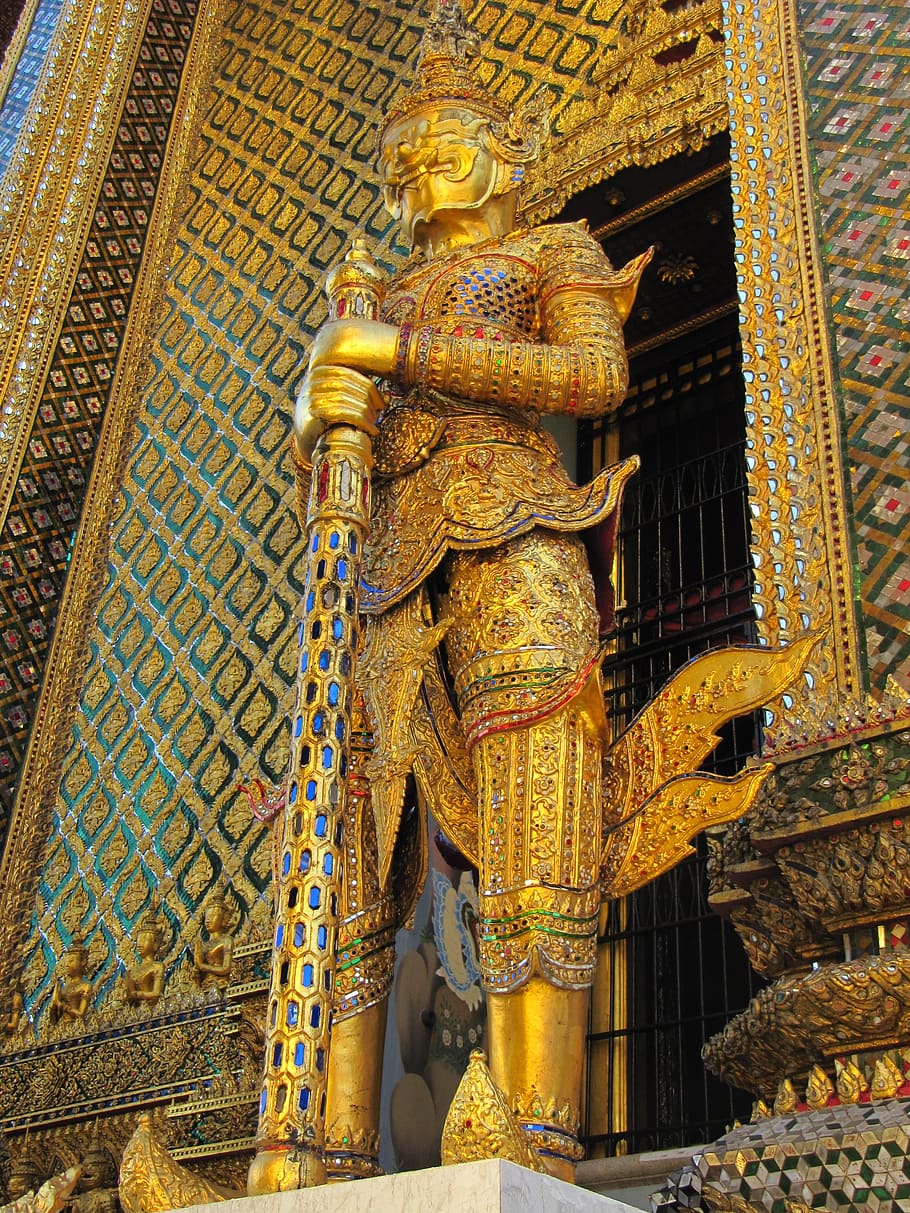 thai, palace, royal, king, thailand, asia, architecture, bangkok, HD wallpaper