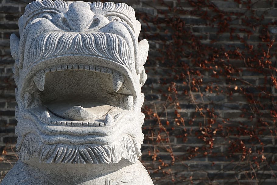 laugh, wall, statue, sculpture, art and craft, human representation HD wallpaper