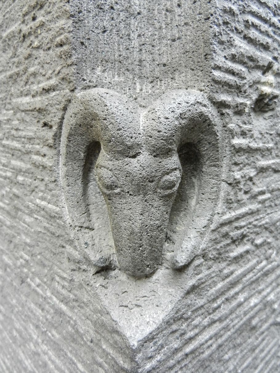 sculpture, stone, aries, art and craft, representation, close-up HD wallpaper