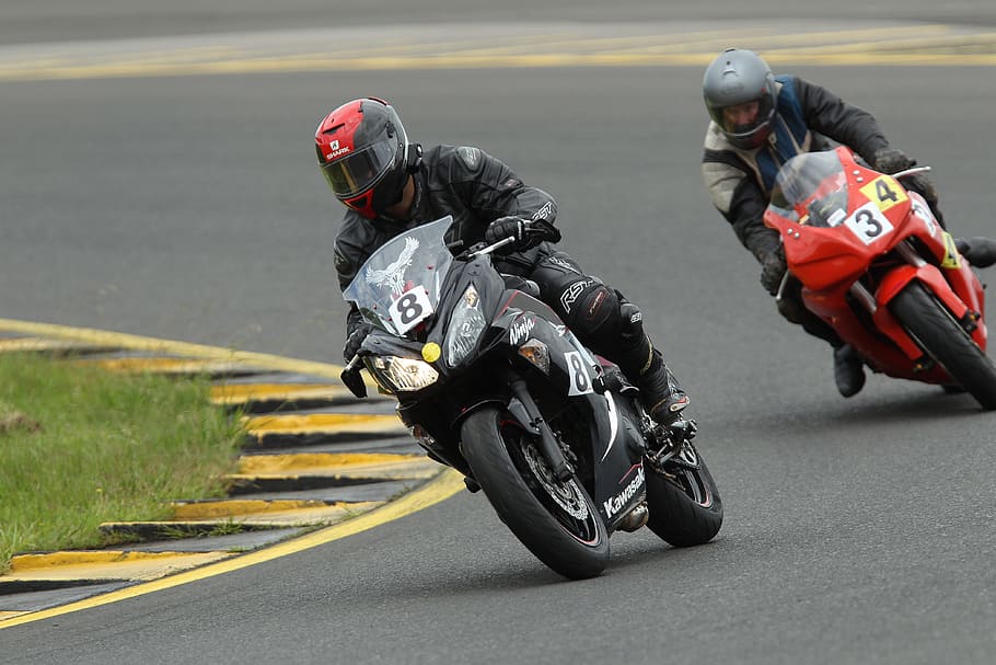 Biker, Speed, Gear, Extreme, Motorsport, motorcycle, sports race HD wallpaper